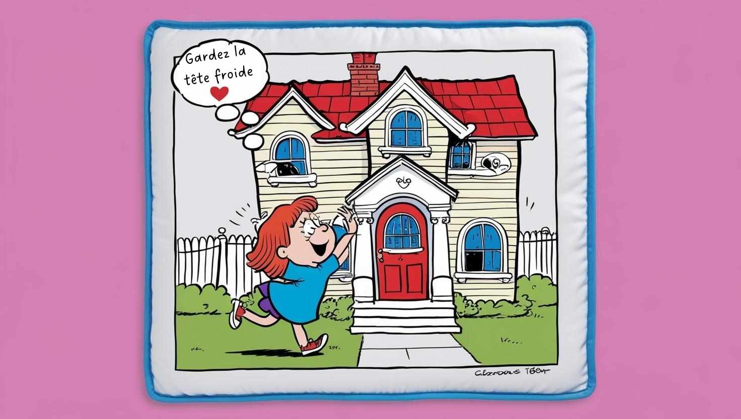 Humour piège émotionnel lors de la recherche d'une maison à acheter sur le Pays de Montbéliard
